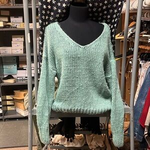 Small Green/Turquoise Elan Sweater